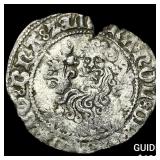 1475 Brabant Charles the Rash Silver Demi-Briquet