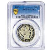 1915 Barber Half Dollar PCGS VG10