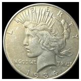 1934-D Silver Peace Dollar CLOSELY  UNCIRCULATED