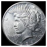1924-S Peace Silver Dollar CLOSELY  UNCIRCULATED