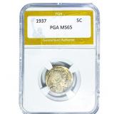 1937 Buffalo Nickel PGA MS65