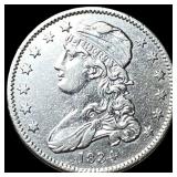 1834 Capped Bust Silver Quarter CHOICE AU