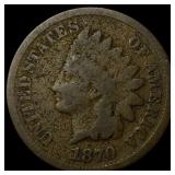 1870 Indian Head Cent NICELY CIRCULATED