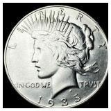 1935-S Silver Peace Dollar CLOSELY UNCIRCULATED
