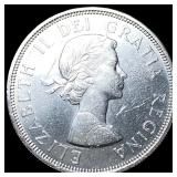 1964 Canada Silver Dollar Charlottetown  CHOICE B