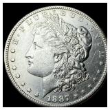 1887 Morgan Silver Dollar CLOSELY UNCIRCULATED