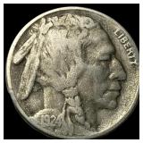 1924-S Buffalo Nickel NICELY CIRCULATED