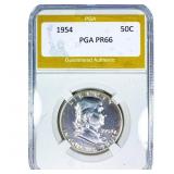 1954 Franklin Half Dollar PGA PR66