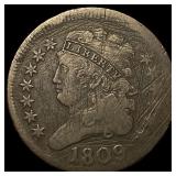 1809 Classic Head Half Cent NICELY CIRCULATED