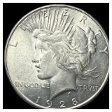 1928-S Silver Peace Dollar UNCIRCULATED