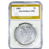 1880 Morgan Silver Dollar PGA Brilliant UNC