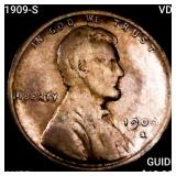 1909-S VDB Wheat Cent HIGH GRADE+