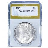 1889 Morgan Silver Dollar PGA Brilliant UNC