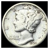 1925-S Silver Mercury Dime CLOSELY  UNCIRCULATED