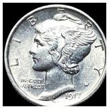 1917-D Silver Mercury Dime UNCIRCULATED