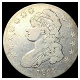 1834 Capped Bust Half Dollar NICELY  CIRCULATED