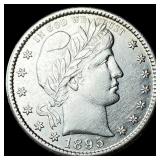 1895-S Silver Barber Quarter CLOSELY UNCIRCULATED