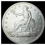 1876-S Silver Trade Dollar CLOSELY UNCIRCULATED