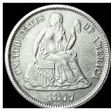 1877-CC Seated Liberty Dime CLOSELY UNCIRCULATED