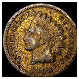 1908-S Indian Head Cent LIGHTLY CIRCULATED