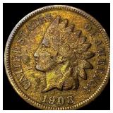 1908-S Indian Head Cent LIGHTLY CIRCULATED
