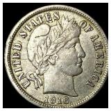 1916 Silver Barber Dime CLOSELY UNCIRCULATED