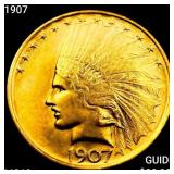 1907 $10 Gold Eagle UNCIRCULATED