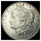 1893 Morgan Silver Dollar CLOSELY  UNCIRCULATED