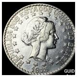 1913A Brazil Silver 2000 Reis