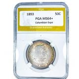 1893 Columbian Expo Half Dollar PGA MS64+