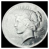 1922 Silver Peace Dollar UNCIRCULATED