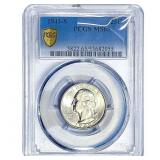 1943-S Washington Silver Quarter PCGS MS65