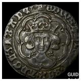 1461-1470 England Edward IV Silver Groat