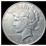1935 Silver Peace Dollar CLOSELY UNCIRCULATED