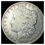 1901-S Silver Morgan Dollar NEARLY  UNCIRCULATED