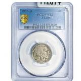 1937-D Buffalo Nickel PCGS F12 3 Legs