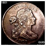 1801 Draped Bust Large Cent HIGH GRADE