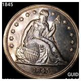 1845 Seated Liberty Dollar UNCIRCULATED