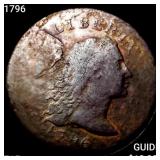 1796 Flowing Hair Large Cent NICELY CIRCULATED