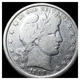 1898 Silver Barber Half Dollar LIGHTLY  CIRCULATE