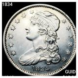 1834 Capped Bust Quarter UNCIRCULATED