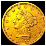 1877-S Gold $2.50 Liberty Head Quarter Eagle CLOSE