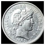1903-O Silver Barber Dime CHOICE AU