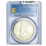 1914-CAM El Salvador Silver Peso KM-115.2 PCGS MS6