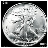 1918 Walking Liberty Half Dollar UNCIRCULATED