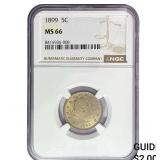 1899 Liberty Victory Nickel NGC MS66
