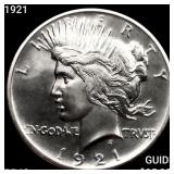 1921 Silver Peace Dollar CHOICE PROOF