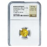 Roman Anonymous, after c.211 BC Gold 60 Asses NGC