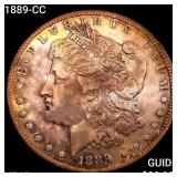 1889-CC Morgan Silver Dollar NEARLY UNCIRCULATED