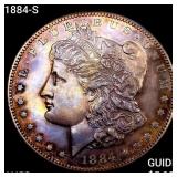 1884-S Morgan Silver Dollar CHOICE AU